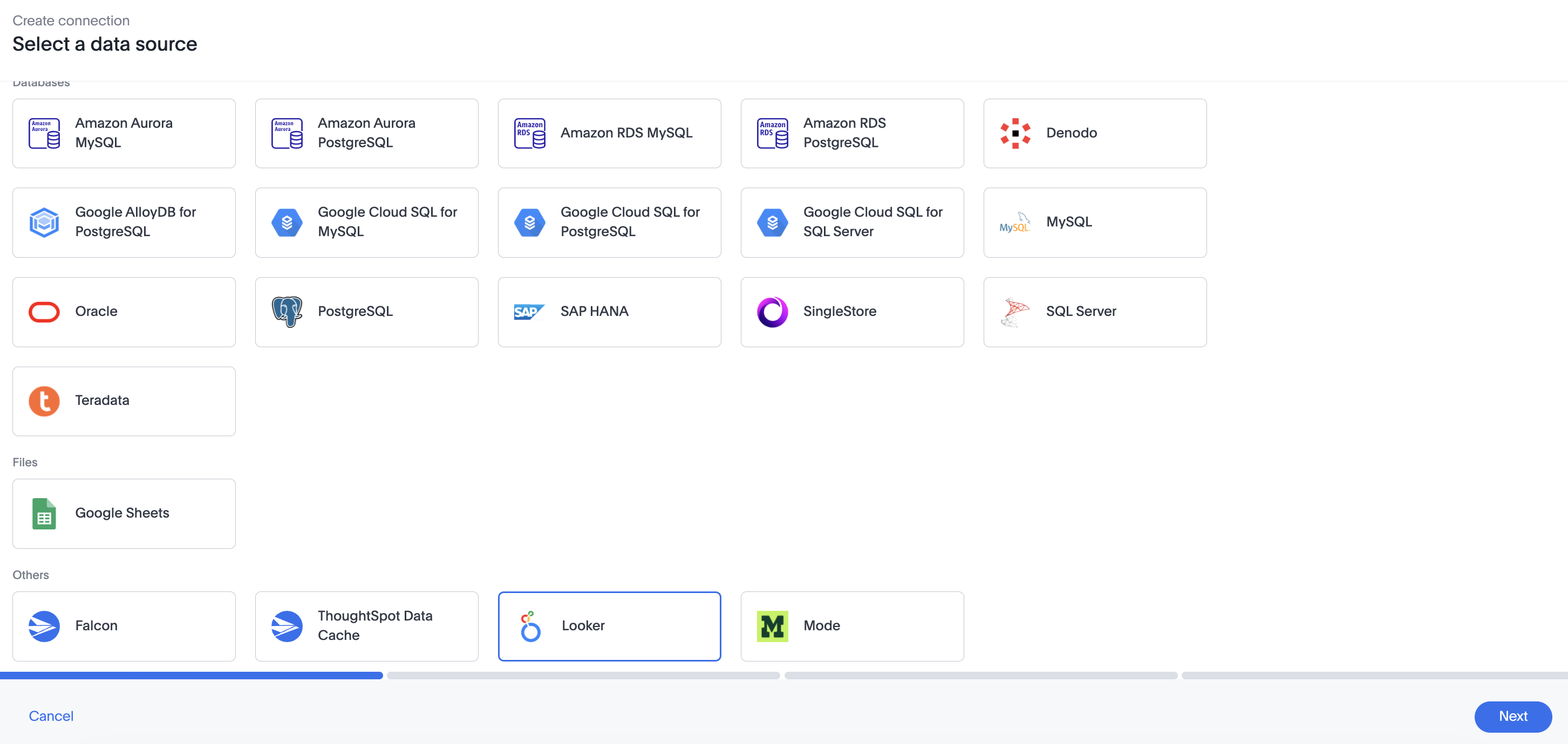 Add a Looker connection